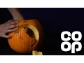 Co-op Food How to Carve a Pumpkin Using Stencils