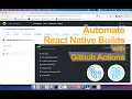 Automate React Native Builds with Github Actions