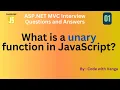 What Is a Unary Function in JavaScript Explained with Examples