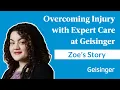 Geisinger Zoe s Journey Through Orthopedics