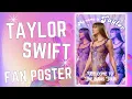 Taylor Swift The Eras Tour - Fan POSTER Canva design ideas aesthetic Canva Tutorial