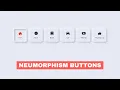 CREATE Amazing Neumorphic Buttons WITH HTML and CSS