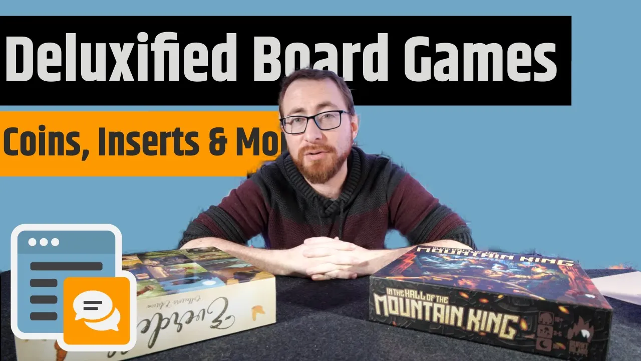 Deluxification in Board Games - Coins, Sleeves, Inserts & More!