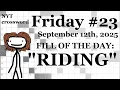 Friday 25 -