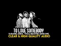 Download Lagu bee gees - to love somebody (karaoke)