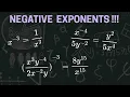 Exponent Rules Introduction To Negative Exponents Simplifying Exponential Expressions