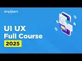 UI UX Full Course 2026 UI UX Design Tutorial UI UX Design Course UI UX Design Simplilearn