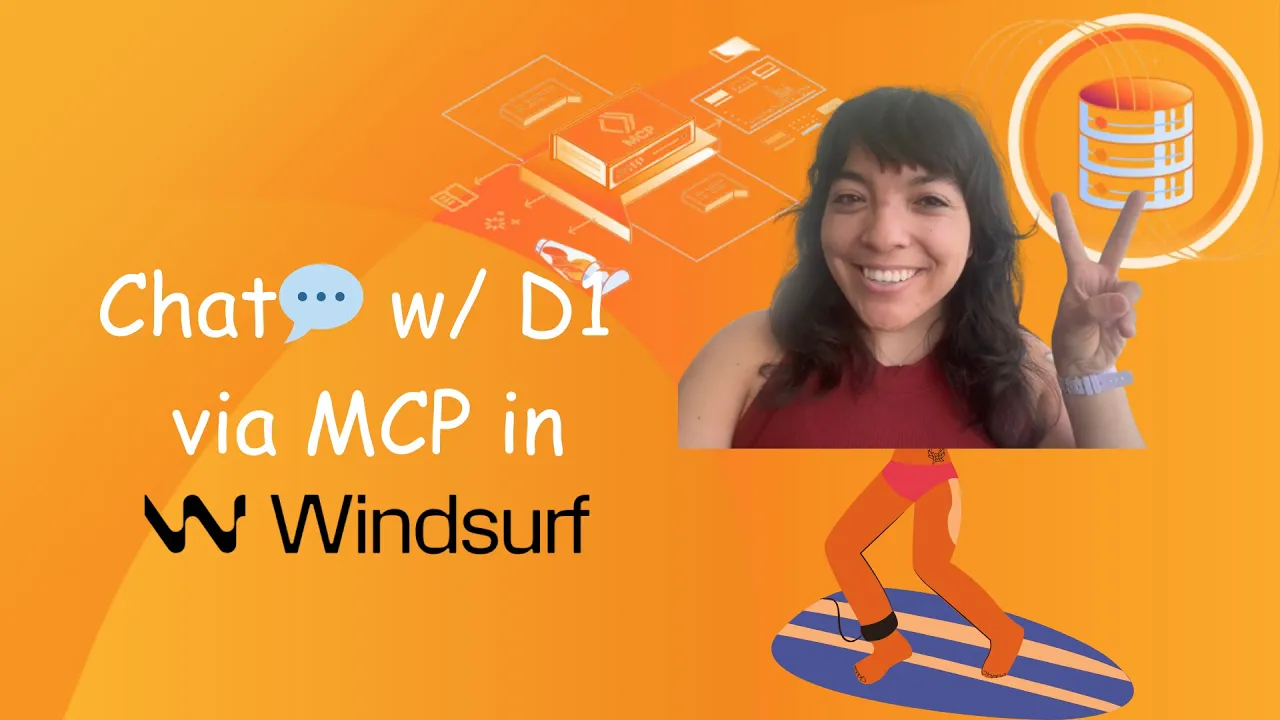 Chat with a D1 SQL Database via Remote MCP Server in Windsurf