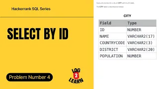 Select By ID - SQL SELECT WHERE HackerRank Day 4