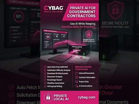 SAM.GOV - Government Contractors: Use AI Without Sending Sensitive Data to the Cloud.