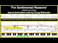 Download Lagu 'For Sentimental Reasons' - jazz piano tutorial