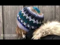 Spiked Granny Stitch Slouch Hat Crochet Pattern