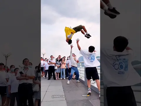 HE TURNED A WALL INTO A PLAYGROUND π§±π€ΈββοΈπ₯π― #shorts #impossible #skills #parkour #respect #challenge
