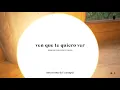 Alex Ferreira — VEN QUE TE QUIERO VER (una toma del canapé)