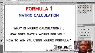 matrix calculation for winning virtual football games