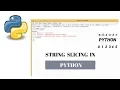 Python Tutorial for Beginners String Slicing in python