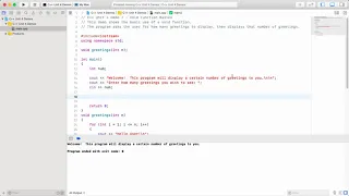 C Unit 4 Demo 7 - Void Function Basics