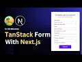 Tanstack Form With Next js 15 Tutorial Handle Form Validation Submission