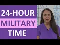 Military Time 24-Hour Clock System Explained for Nurses New Nurse Tips