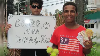 dobrando doações ao vivo 🔴