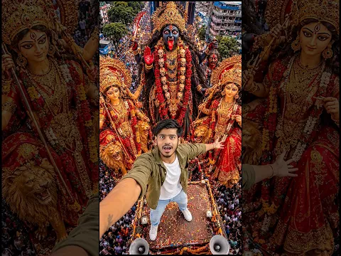 Top 5 Biggest Durga Pandal of India😱. #shorts