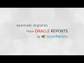Migrating Oracle Reports to JasperReports with Re - Forms 21