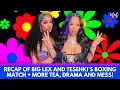 BIG LEX TORE THRU TESEHKI IN THAT RING TOOK HER TITLE LIVE BOXING MATCH RECAP TEA