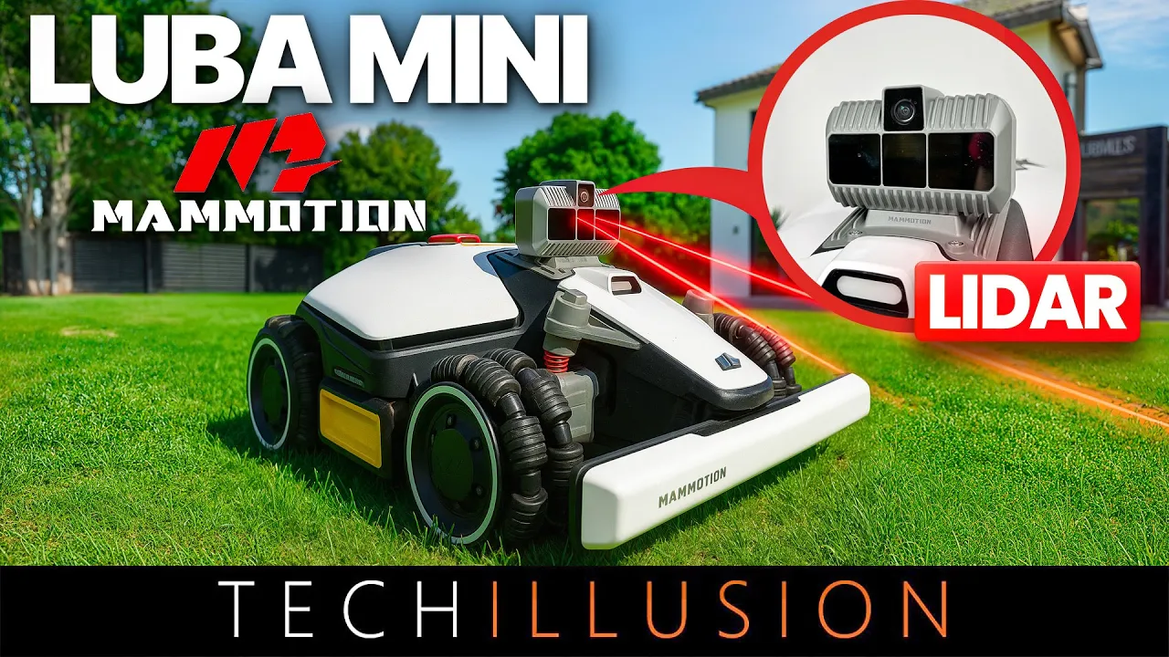 🔥GENIAL! MAMMOTION's Neuster HIGH-END Mähroboter: LUBA Mini LiDAR im TEST! 😱LiDAR + RTK