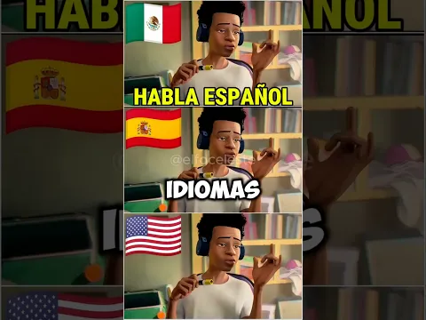 🤩MILES MORALES HABLANDO ESPAÑOL EN 3 IDIOMAS #spiderman #acrossthespiderverse #milesmorales