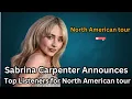 Sabrina Carpenter announces presale access to Spotify top listeners for North American tour