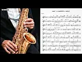 Download Lagu What A Wonderful World (easy solo) for saxophone