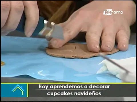 Hoy aprendemos a decorar cupcakes navideños