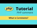 PHP Comments - PHP Tutorial