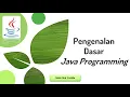 Pengenalan Dasar Java Programming Variabel Tipe Data
