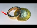 Download Lagu How to make a coin ring with ! Coin ring making ! Handmade coin jewellery
