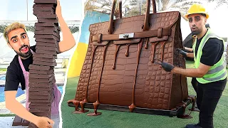 أكبر حقيبة بالشوكولاتة في العالم !!!