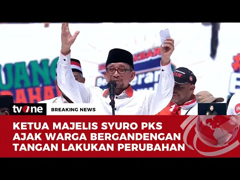 Pidato Kebangsaan Ketua Majelis Syura PKS di Kampanye Akbar AMIN