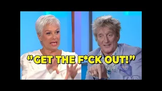 rod stewart storms off loose women after explosive clash with denise welch full breakdown