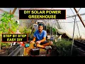 DIY Greenhouse Solar Power - Set Up Simple 100w 12v System