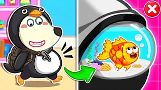 What's Inside Gugu Gaga Lycan's Belly?🐠 Lycan’s Sneaky Secret Pet Mission! | Lycan Cartoon for Kids
