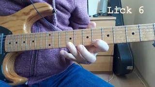 10 jazzy funk fusion guitar licks with tab practice backing track in cm 