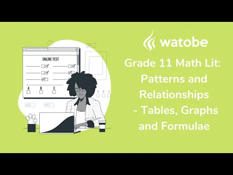 Download MP3 Grade 11 - Patterns and Relationships Math Literacy (tables, graphs and formulae)