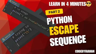Python Escape Sequences Explained in 4 Minutes Beginner Friendly Tutorial