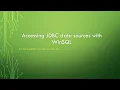 Using JDBC drivers in WinSQL for connecting to any database
