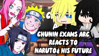 Chunin Exams Arc Reacts To Naruto His Future PART 1 FULL Gacha Club Gacha Reaction 