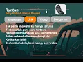 Runtuh - Feby Putri & Fiersa Bersari ( Lyrics Video )