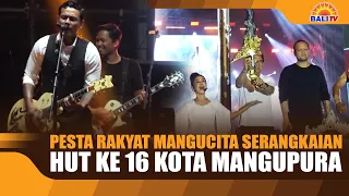 mangucita peoples feast in a series of the 16th anniversary of mangupura city