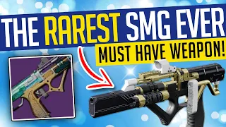 Destiny 2 THE RAREST SMG EVER The GOD ROLL is NEARLY Impossible to Get