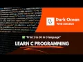 Print Numbers 1 to 10 Using For Loop in C language By Dark Ocean Web Solution