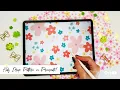 How to Create a Seamless Half Drop Repeat Pattern in Procreate